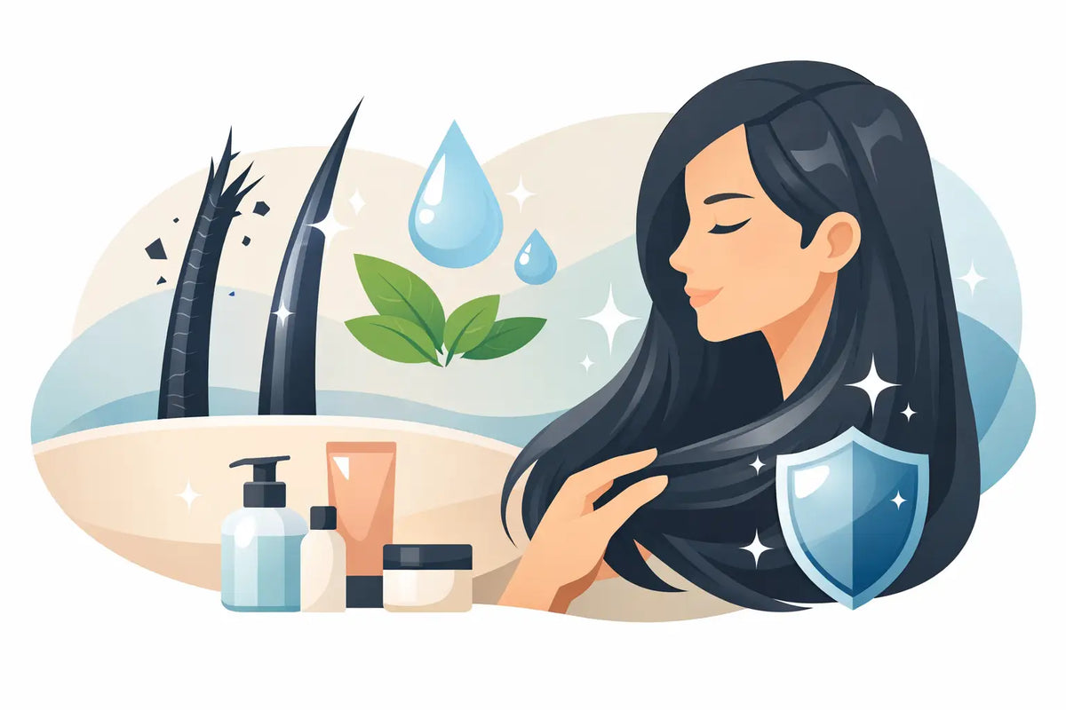 Haare vor Haarbruch schützen und gesund halten