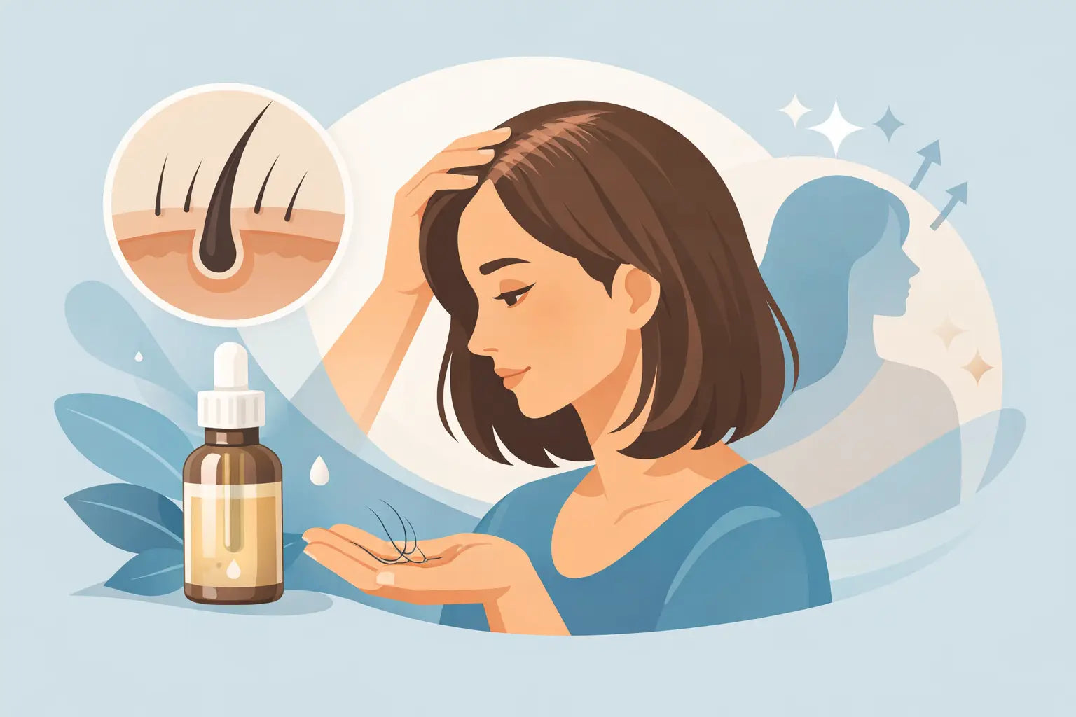 Haarserum für Frauen bei dünner werdendem Haar