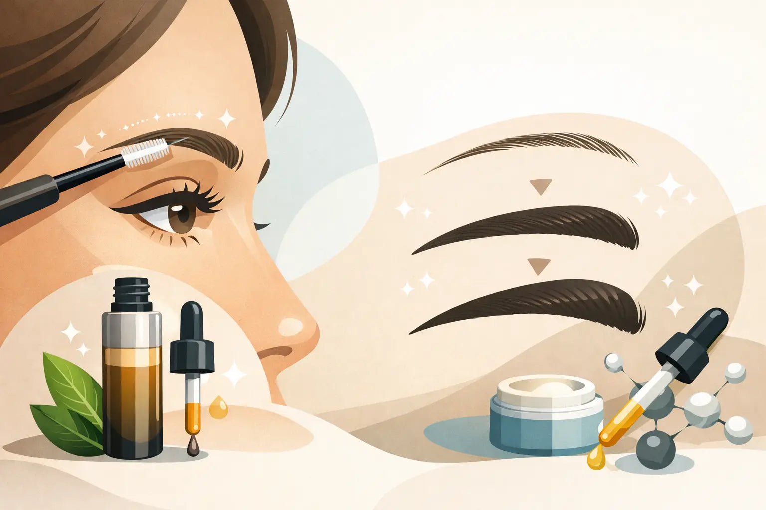 Augenbrauenserum für dünne Brauen: Was hilft?