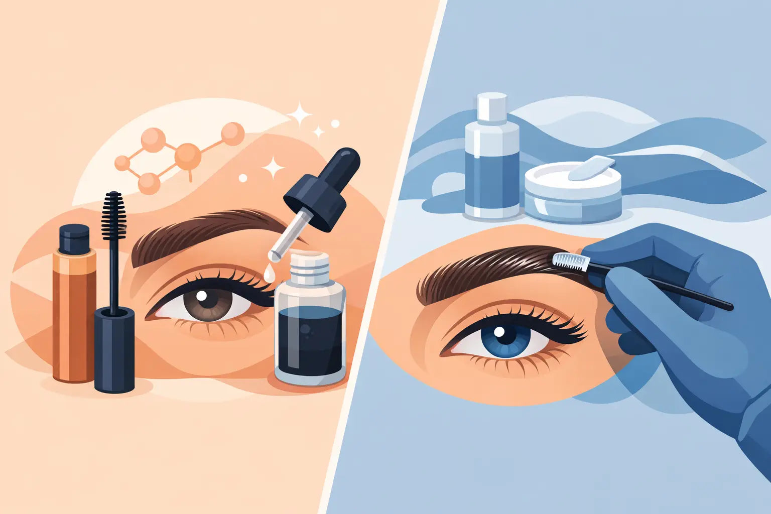 Augenbrauenserum vs. Brow Lamination: Was passt?