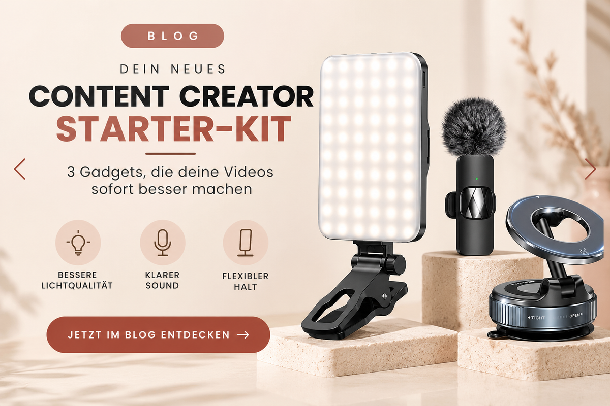 Content Creator Starter-Kit: Die besten Amazon-Gadgets für perfekte Beauty-Videos