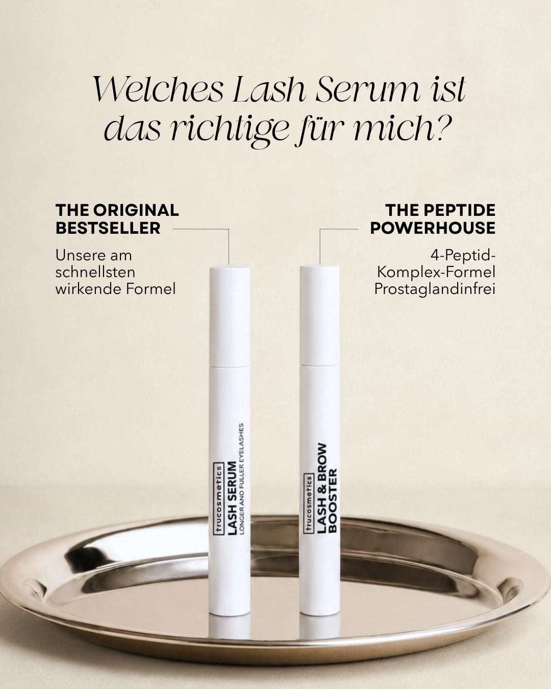 LASH & BROW PEPTIDE SERUM - Hormonfrei