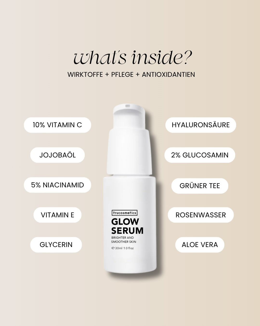 GLOW SERUM - 10% VITAMIN C und 5% Niacinamid
