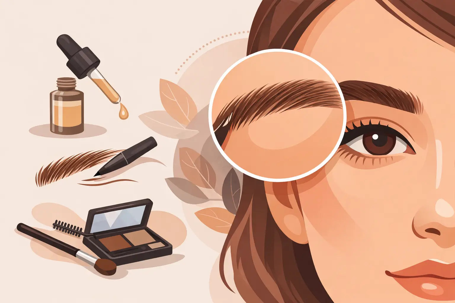 Augenbrauen voller bekommen ohne Microblading