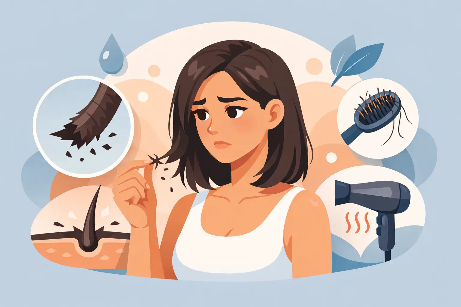 Warum brechen Haare leicht ab? Die häufigsten Gründe