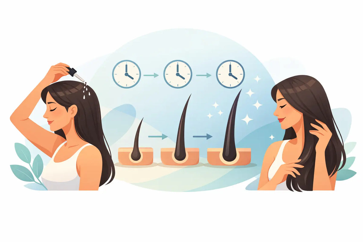 Wann Haarserum Ergebnisse sichtbar werden