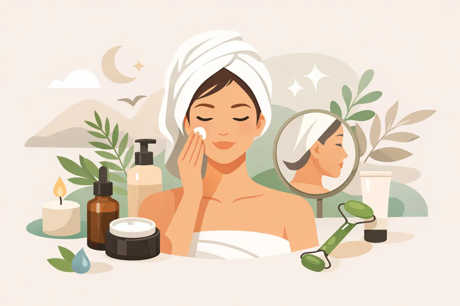 Beauty-Routine für natürliche Ergebnisse