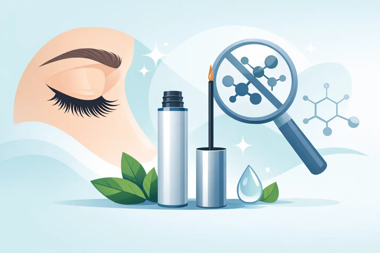 Wimpernserum ohne Prostaglandine im Check