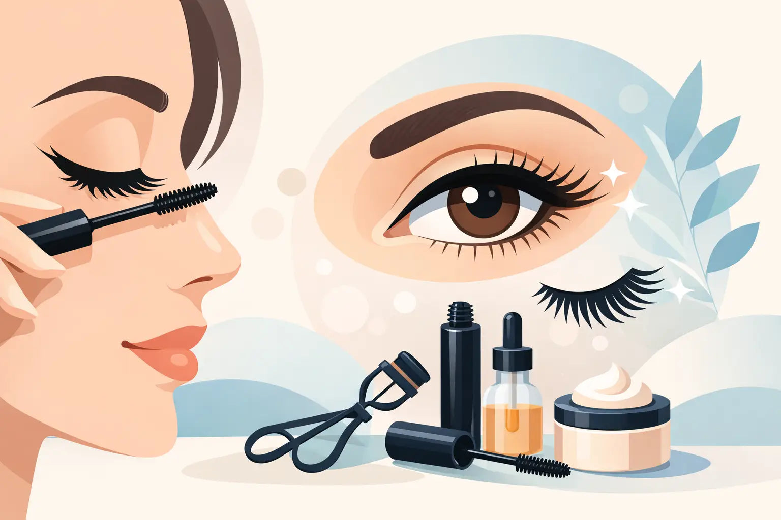 Beste Pflege für kurze Wimpern