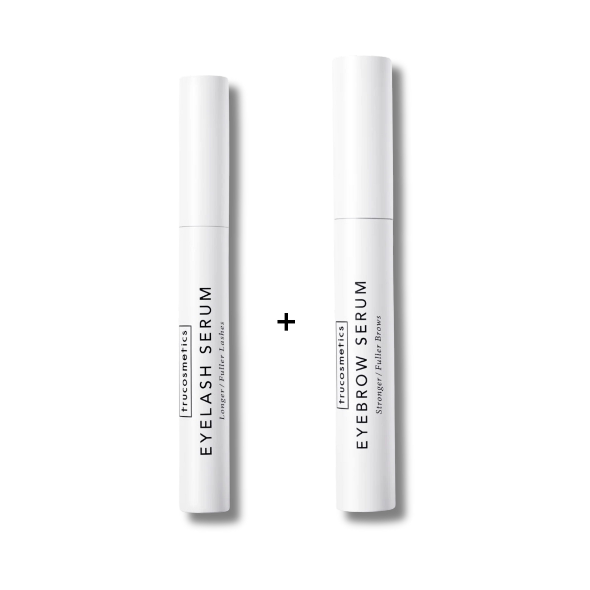 3-teiliges Augen-Make-up-Werkzeug Set – Augenbrauenpinsel, Wimperntrenner & Kamm, Schwarz + Weiß