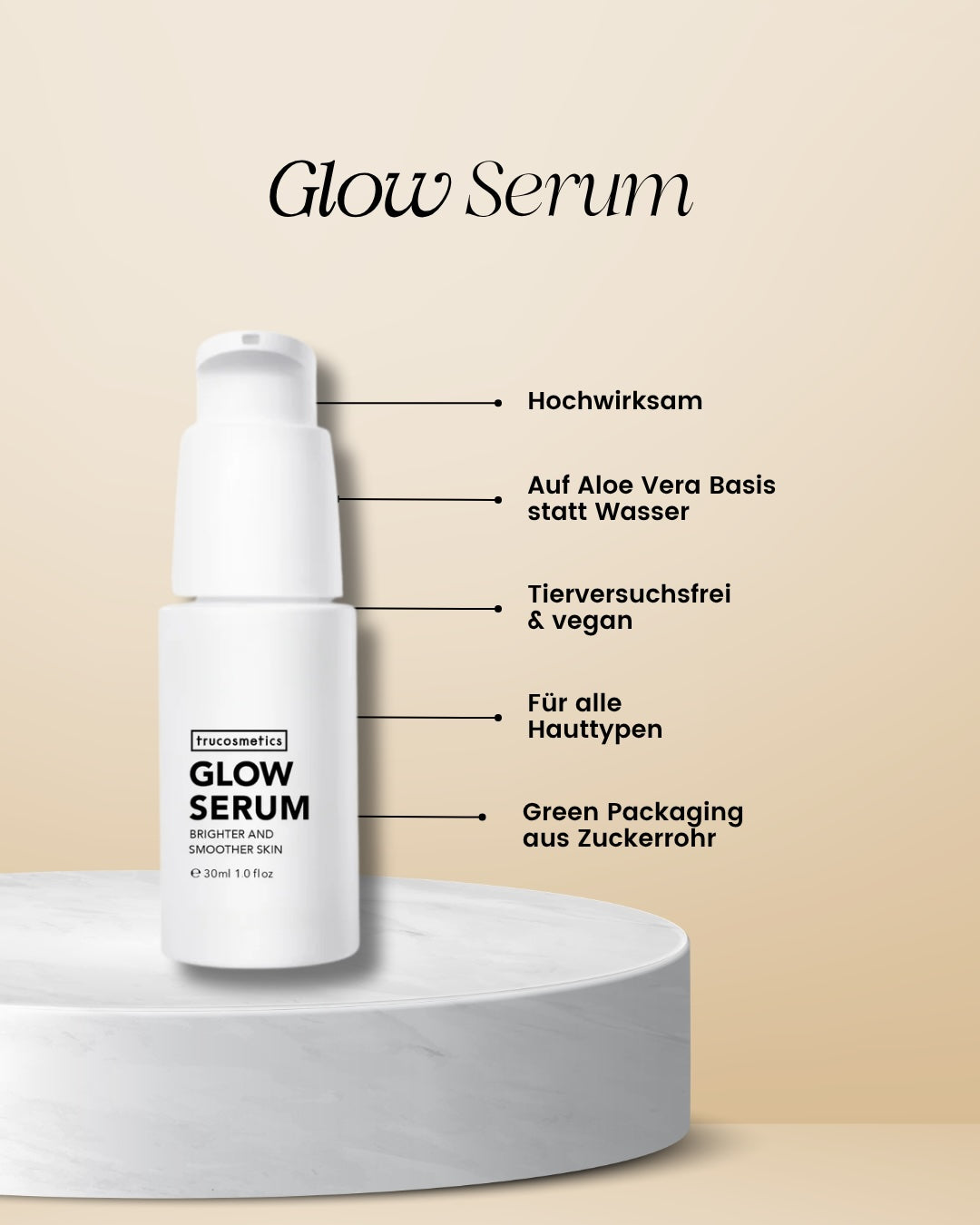 GLOW SERUM - 10% VITAMIN C und 5% Niacinamid