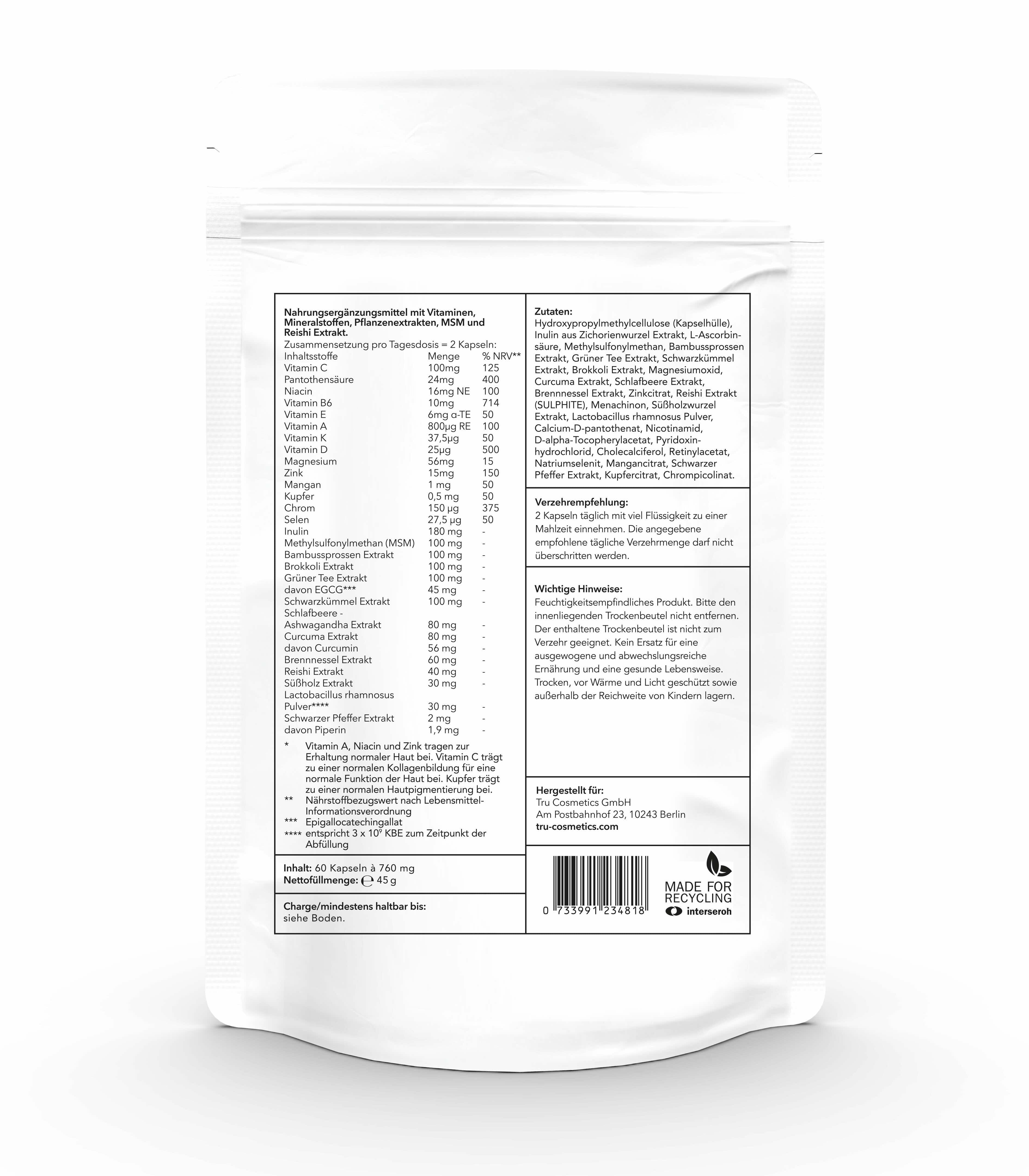 Skin Clear Caps - Hautreinheit & Hormonbalance